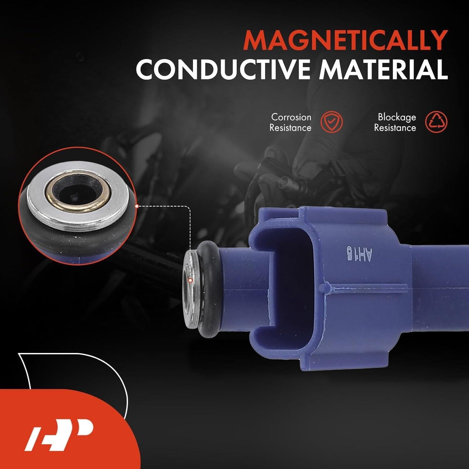 Inyectores de Combustible A-Premium 4 Pcs para Toyota y Pontiac 1.8L