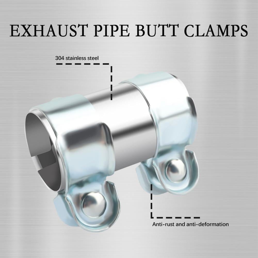 Abrazadera de Escape YGDMD Acero Inoxidable 45mm-95mm