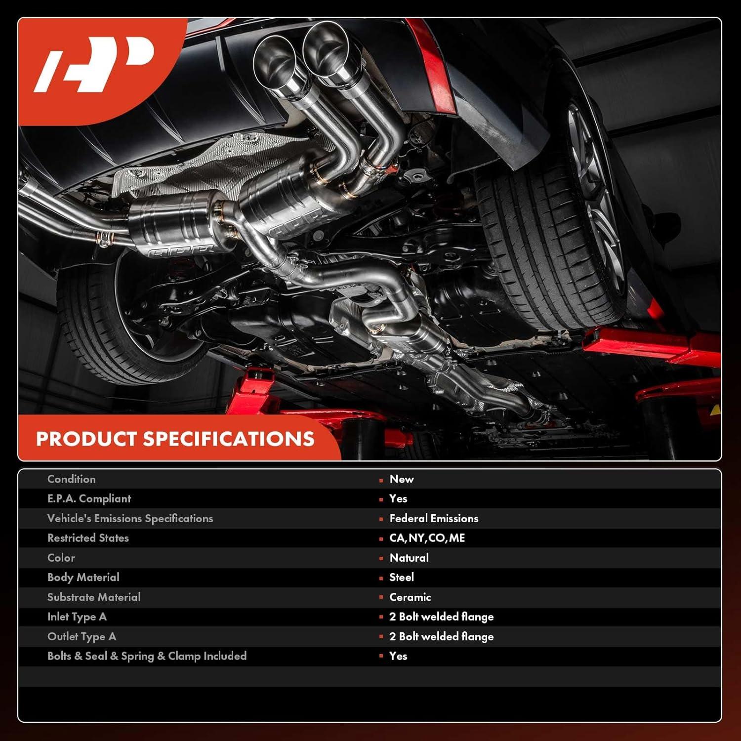 Convertidor Catalítico A-Premium para Toyota Corolla 2014-2019 1.8L