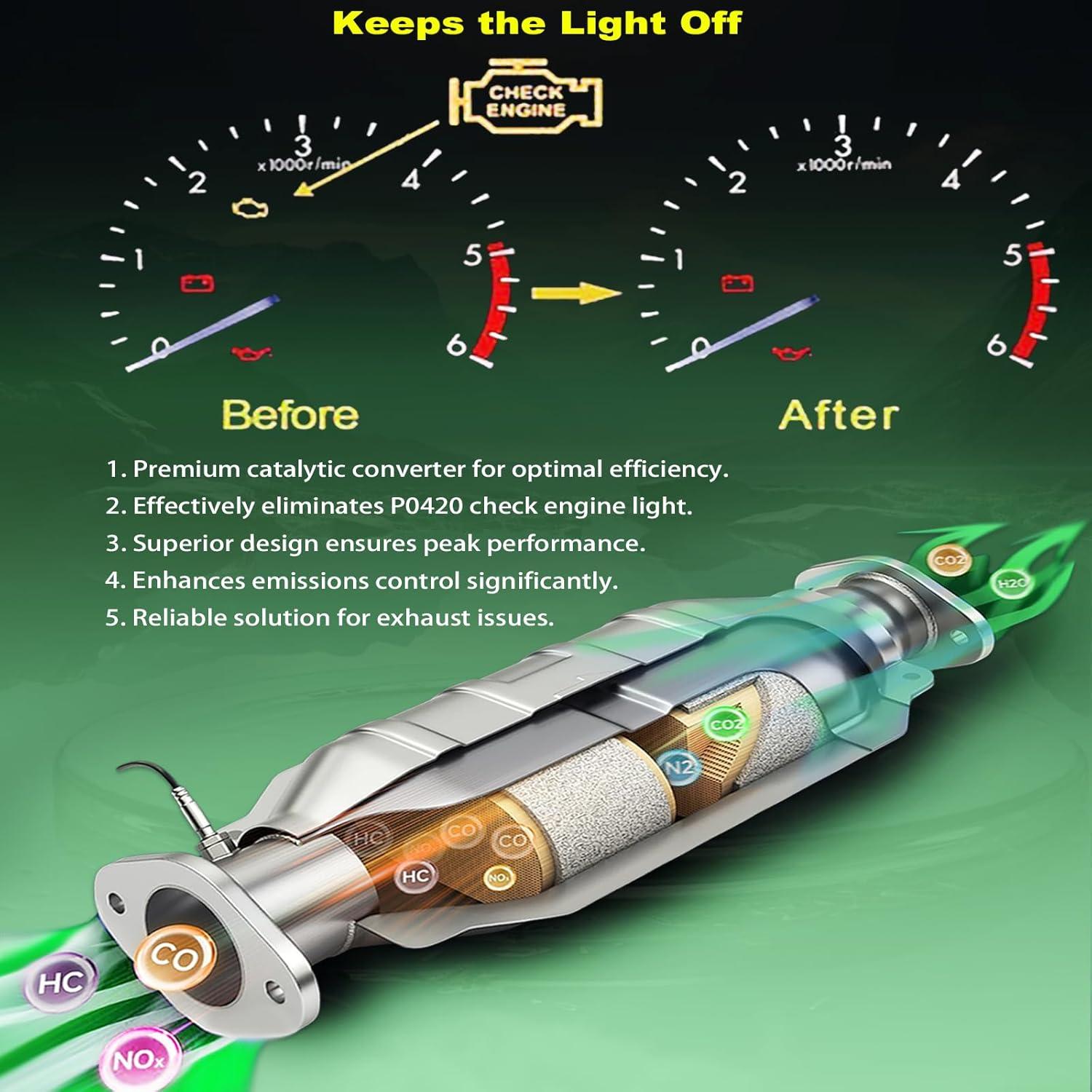 Convertidor Catalítico ECHO AUTOMILES para Toyota Corolla 1.8L 2003-2008