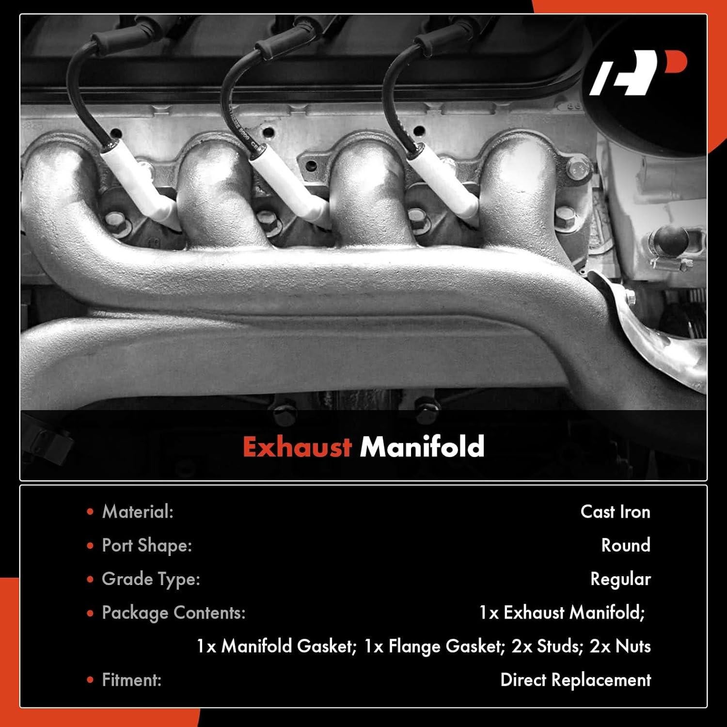 Kit Colector de Escape A-Premium con Junta y Pernos 1.6L 1.8L