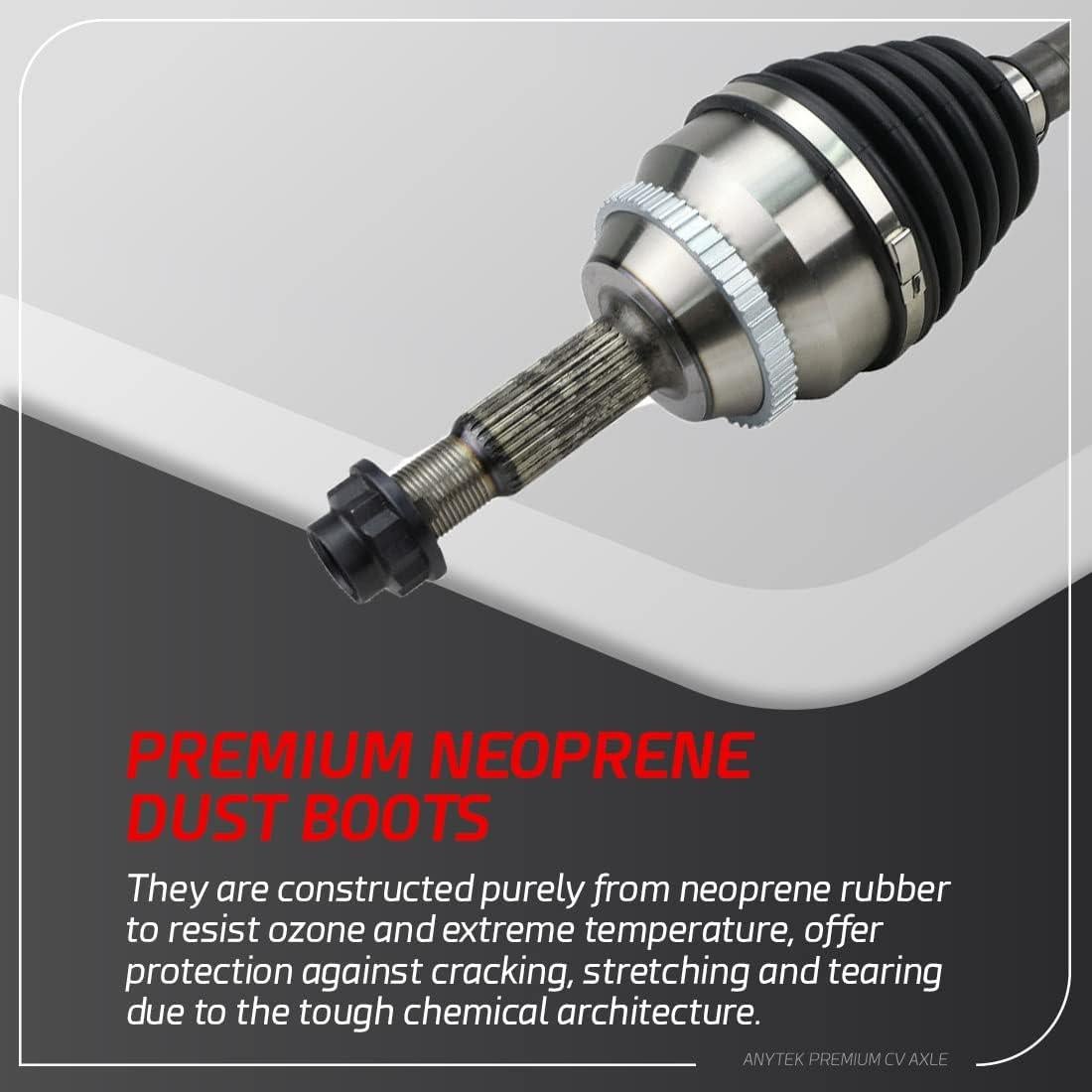 Eje de Transmisión Frontal Izquierdo Anytek para Toyota Corolla 2003-2008