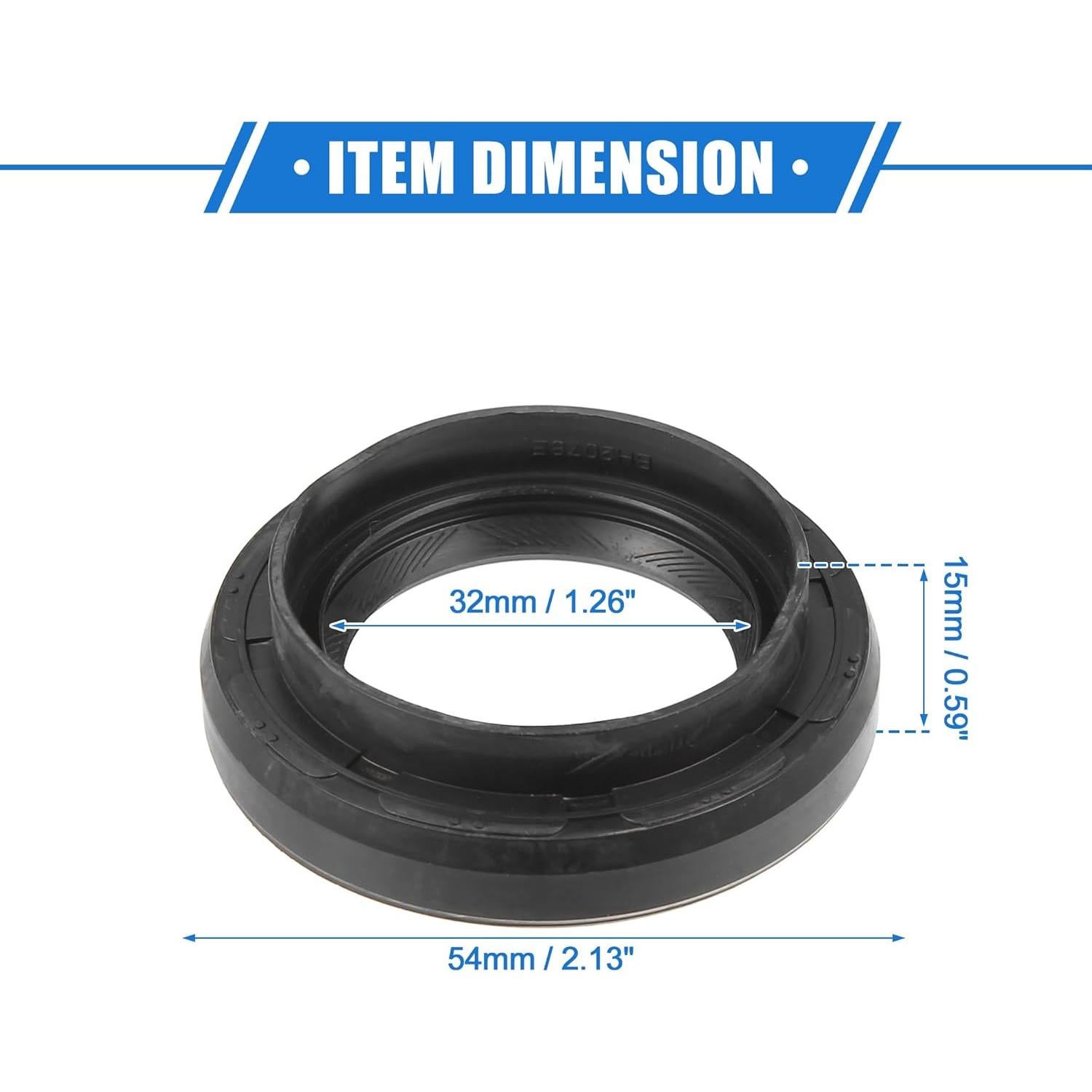 Sello de Eje de Cigüeñal VekAuto para Toyota Corolla 1995-2008