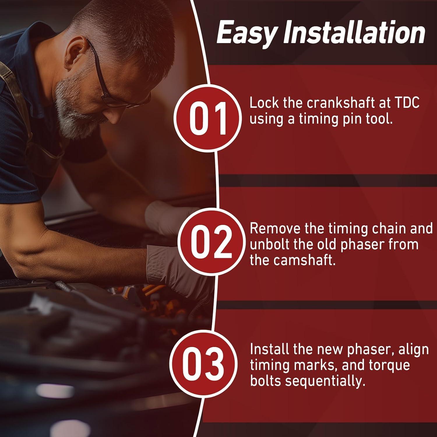 Engranaje de Fase del Árbol de Levas REVOTUNE para Toyota Corolla 2009-2017