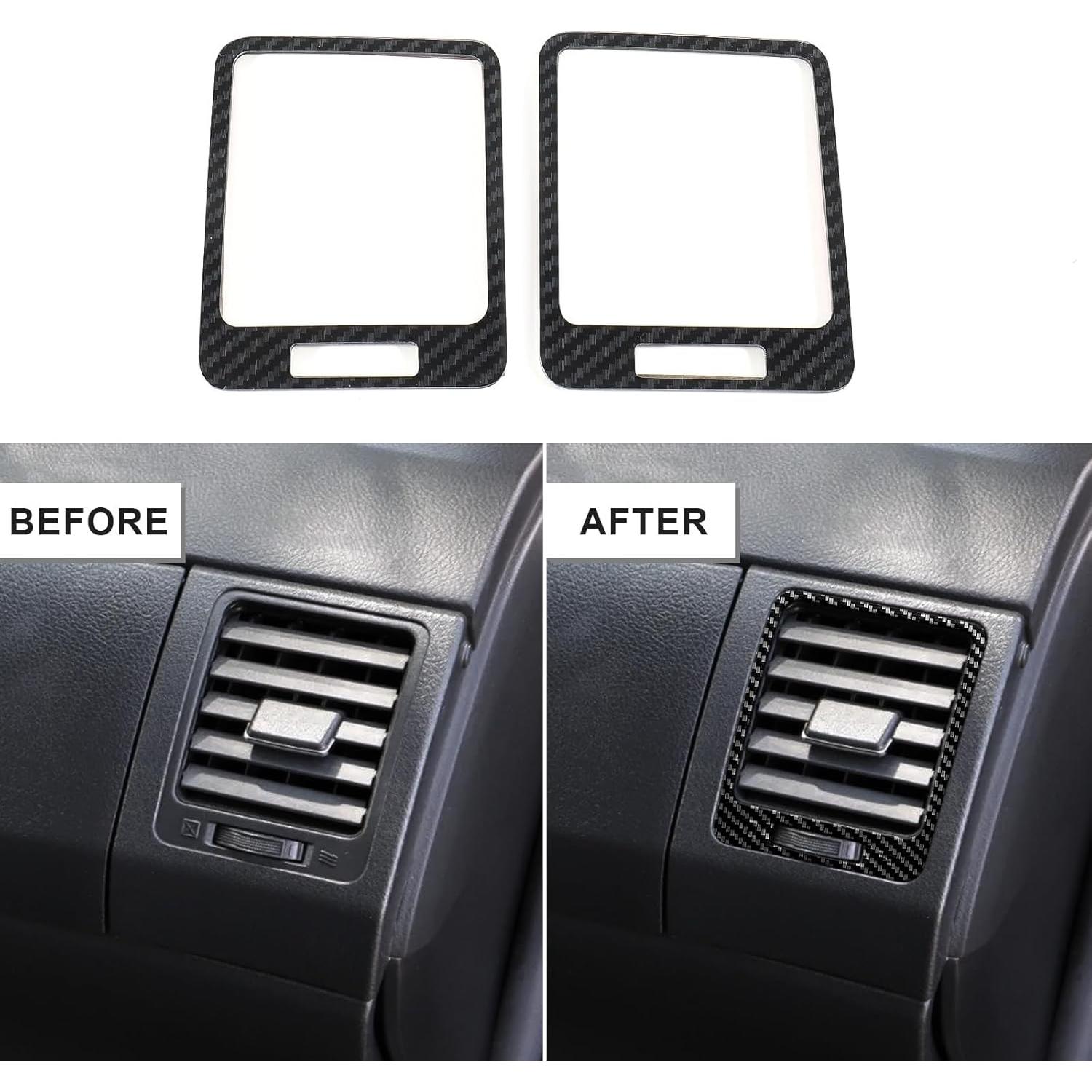 Cubierta de Trim Interior de Fibra de Carbono Fancemot para Toyota Corolla 2007-2013