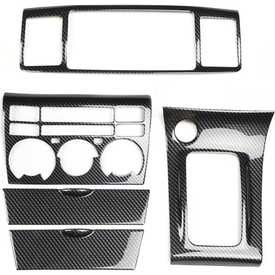 Conjunto de Calcomanías Fibra de Carbono Bayyee para Toyota Corolla 2003-2008