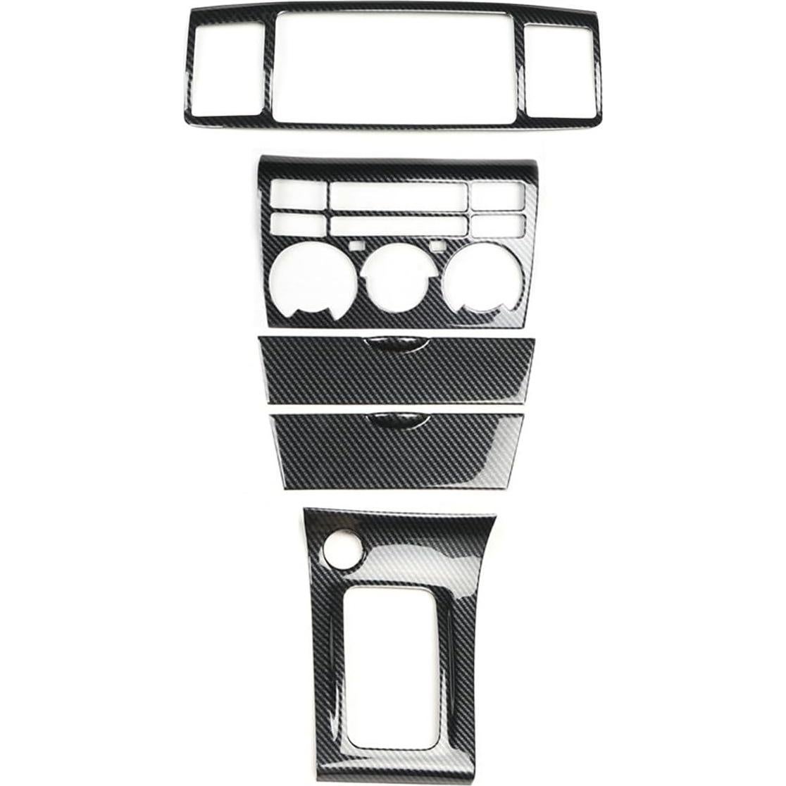 Conjunto de Calcomanías Fibra de Carbono Bayyee para Toyota Corolla 2003-2008