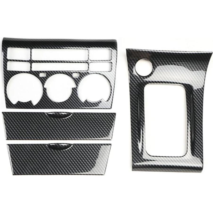 Conjunto de Calcomanías Fibra de Carbono Bayyee para Toyota Corolla 2003-2008