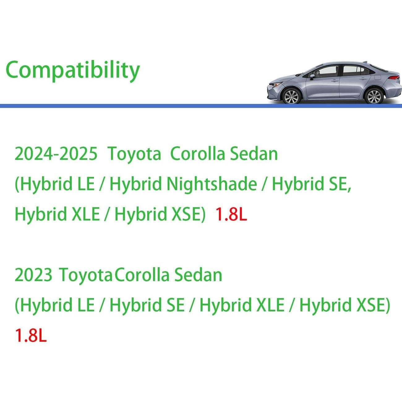 Radiador de Refrigerante RECBONIC para Toyota Corolla 2023-2024