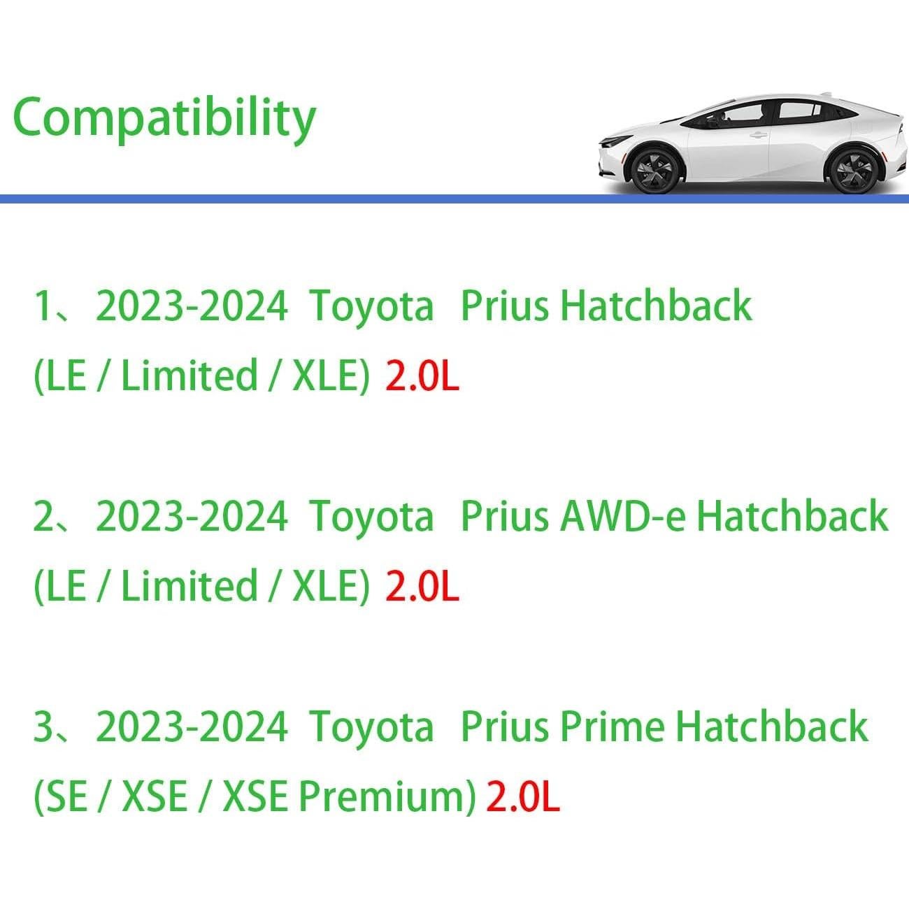 Radiador de Refrigerante RECBONIC para Toyota Corolla 2023-2024