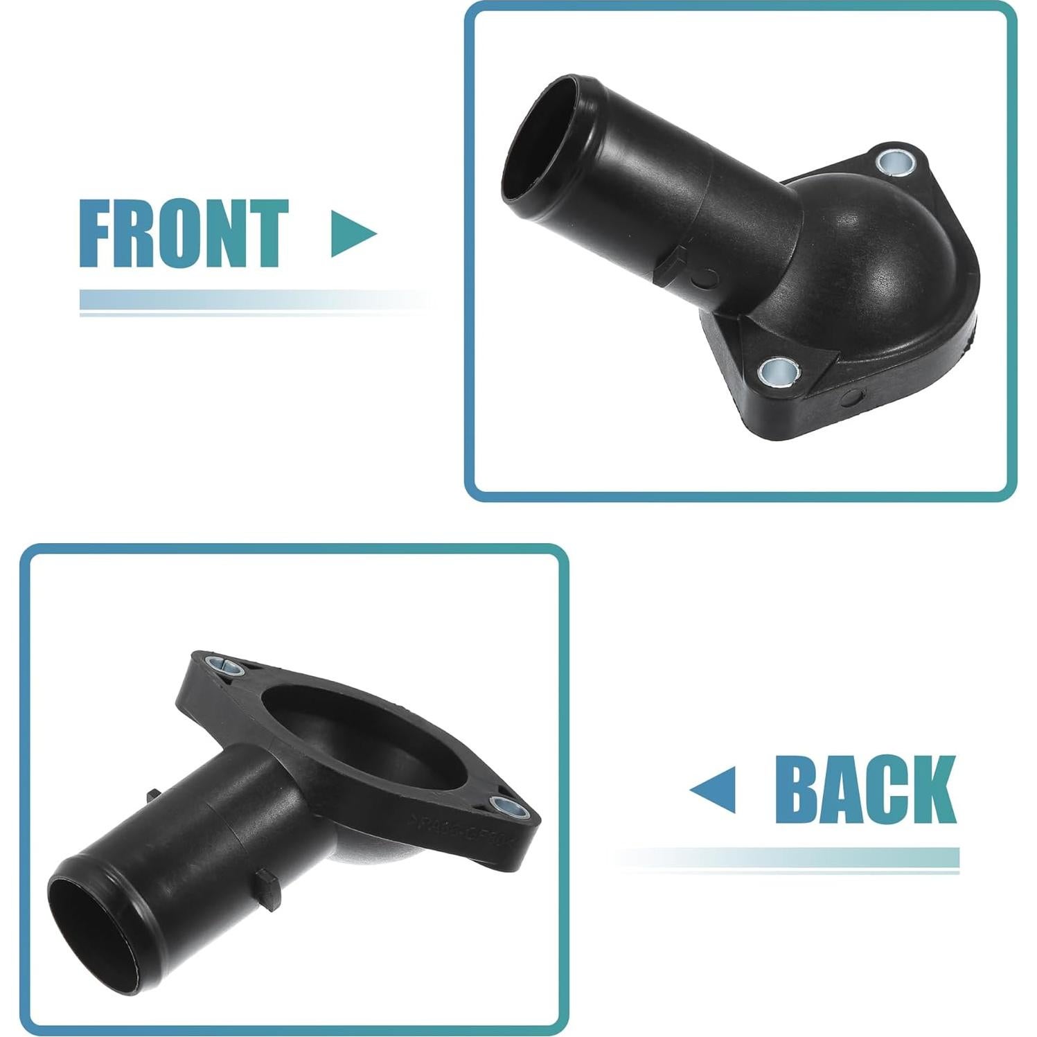 Carcasa Termostato Refrigerante X AUTOHAUX para Toyota Corolla 2009-2019