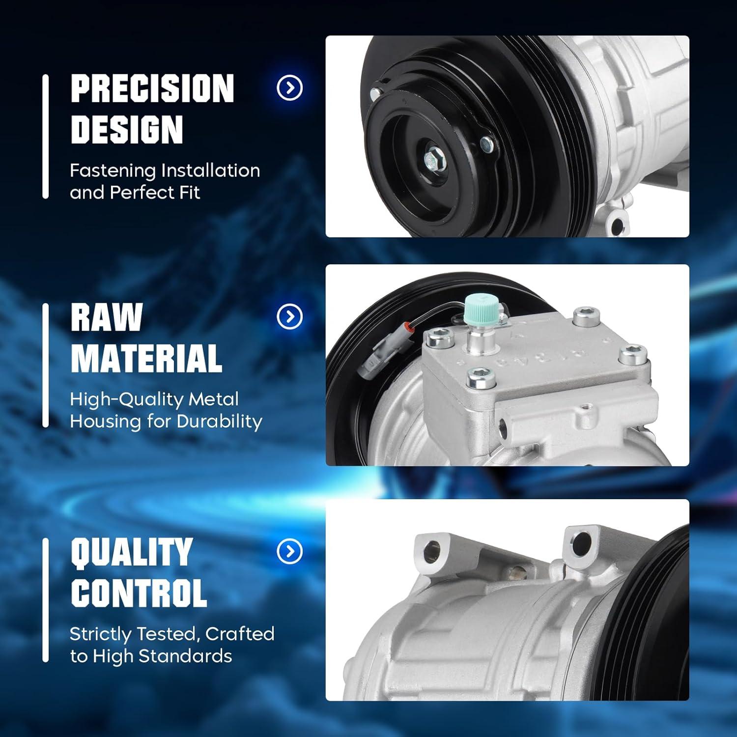 Compresor de Aire Acondicionado AEagle para Toyota Corolla y Geo Prizm
