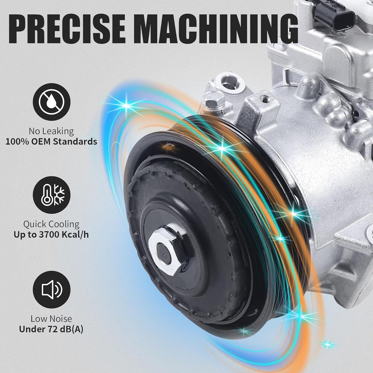 Compresor de A/C Qrooviiy QY-FB para Toyota Corolla 2011-2014