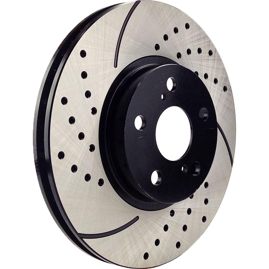 Discos de Freno Delanteros Perforados y Pastillas Cerámicas Atmansta para Toyota Corolla 2003-2008