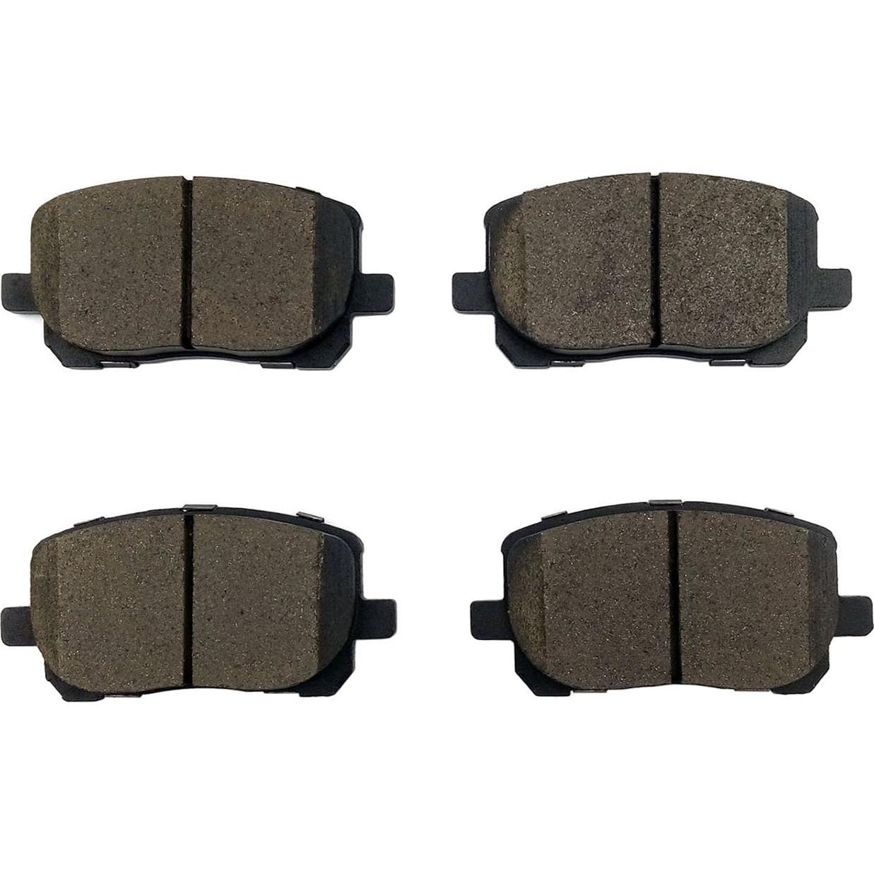 Discos de Freno Delanteros Perforados y Pastillas Cerámicas Atmansta para Toyota Corolla 2003-2008