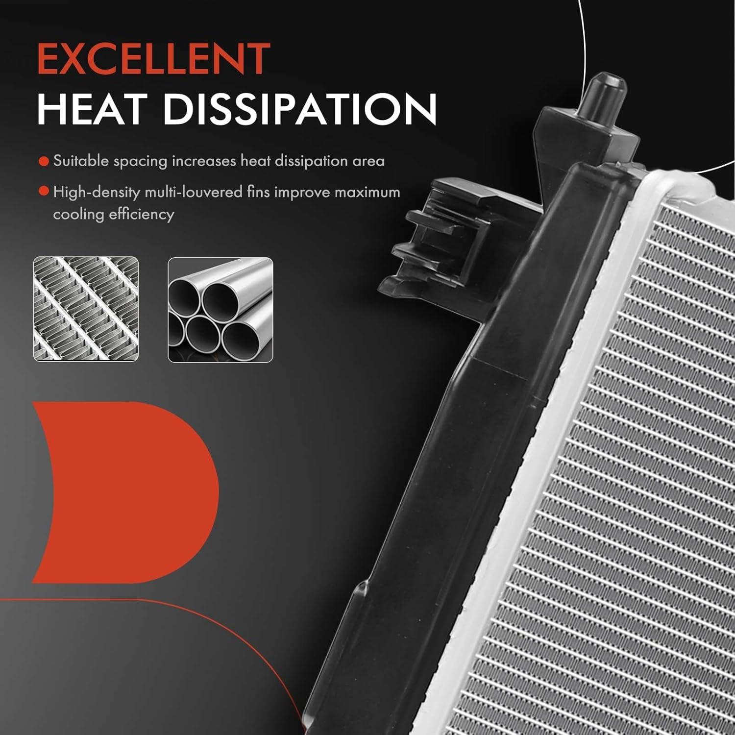 Conjunto Radiador Refrigerante A-Premium para Toyota Corolla 2019-2020