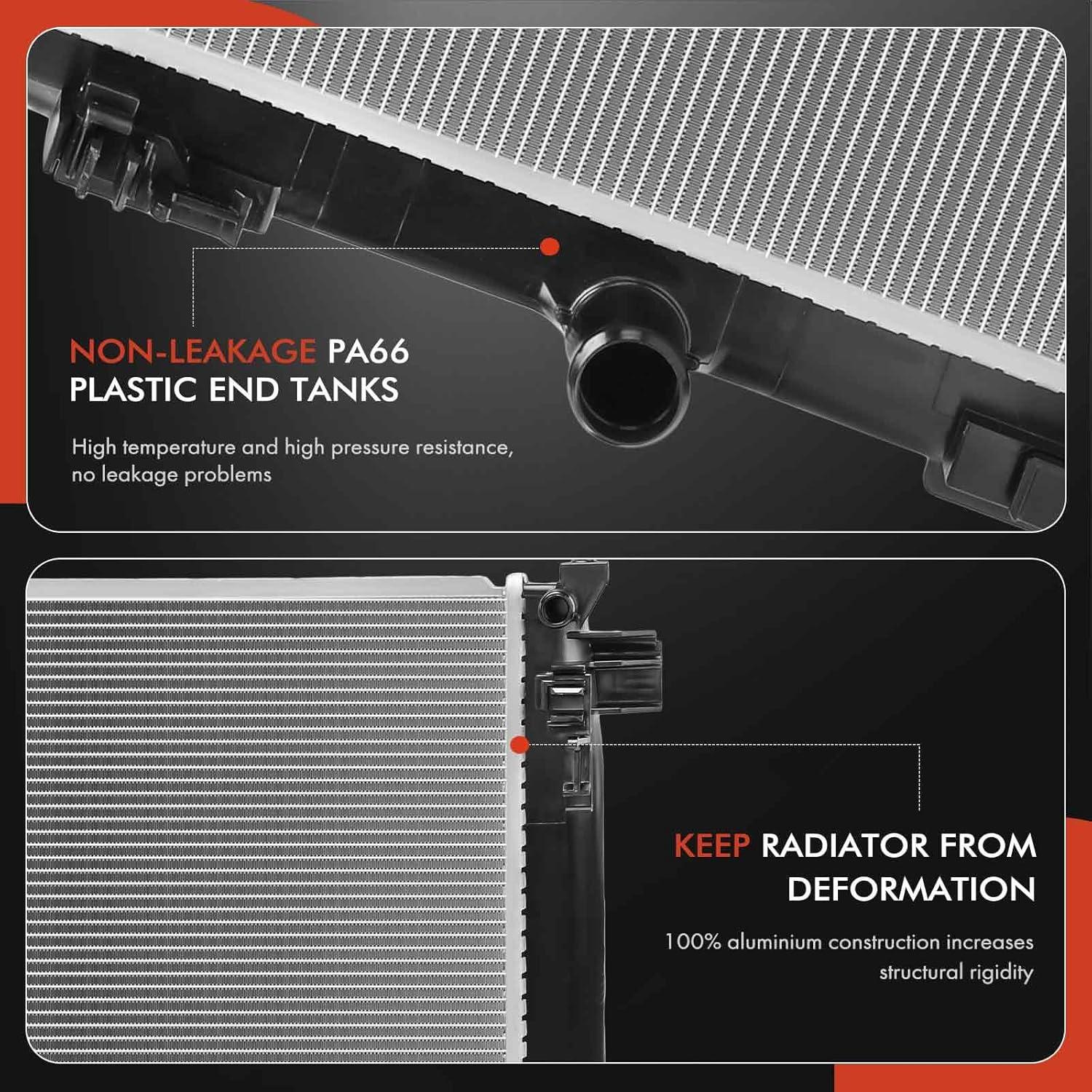 Conjunto Radiador Refrigerante A-Premium para Toyota Corolla 2019-2020