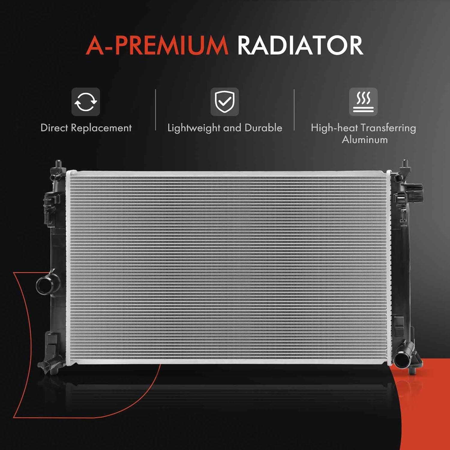Conjunto Radiador Refrigerante A-Premium para Toyota Corolla 2019-2020