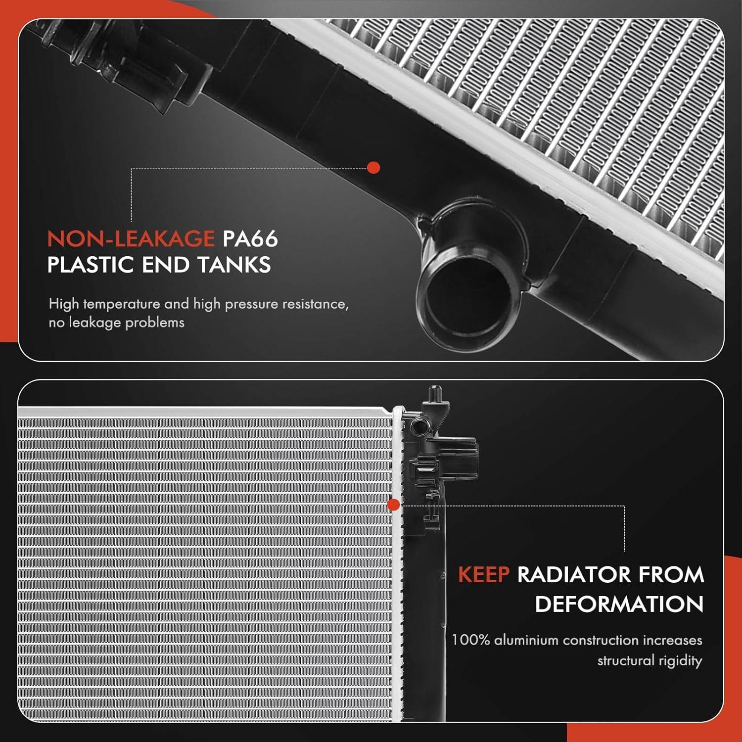 Radiador de Refrigerante A-Premium para Toyota Corolla 2020-2022 2.0L