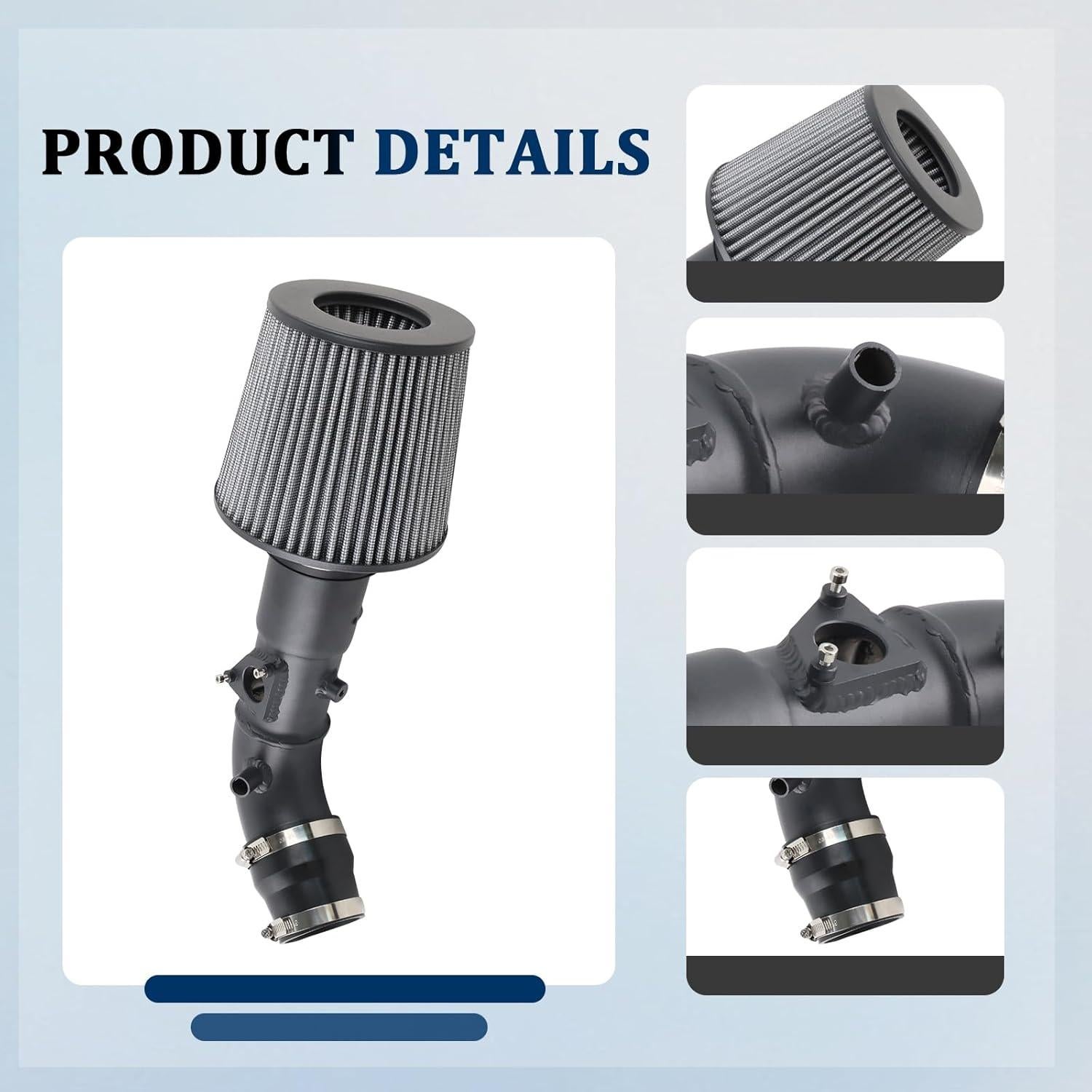 Kit de Entrada de Aire Frío Anwenchapey DR286-BK-SL para Toyota Corolla 2009-2017