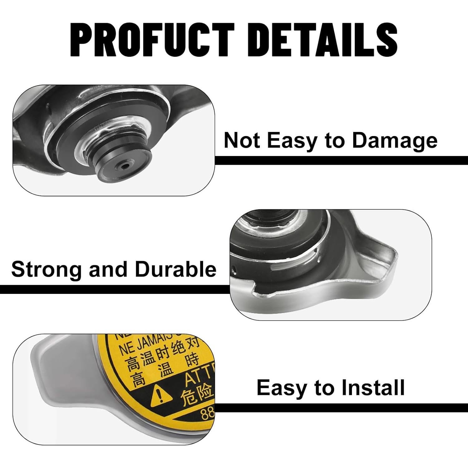 Tapa de Radiador Sikawai 16401-20353 Compatible Toyota
