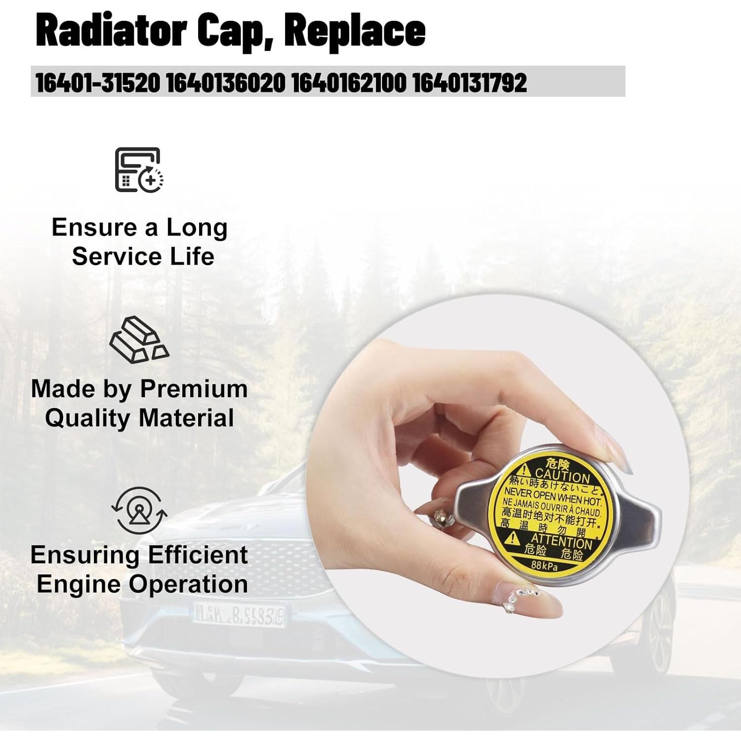 Tapa de Radiador Sikawai 16401-20353 Compatible Toyota