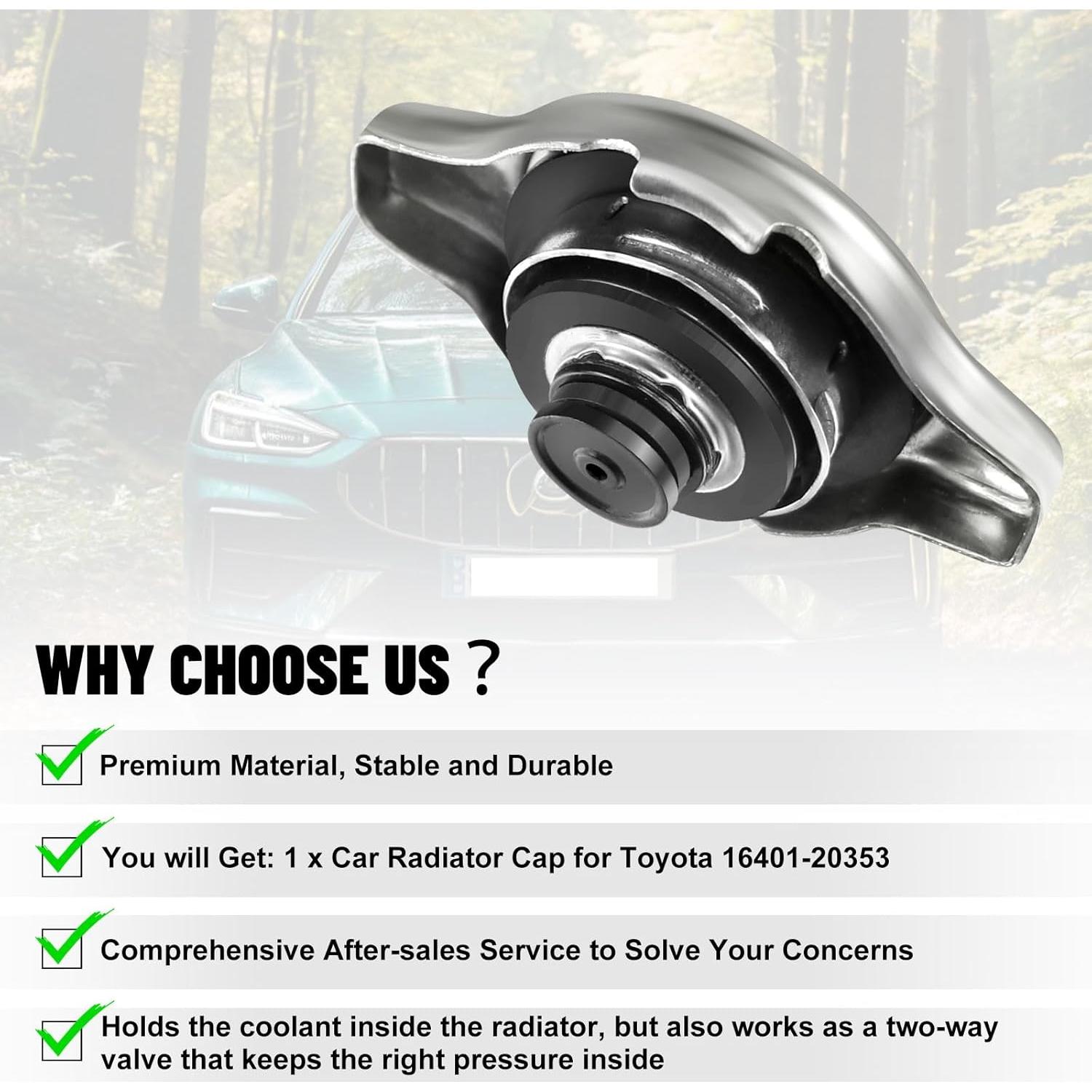 Tapa de Radiador Sikawai 16401-20353 Compatible Toyota