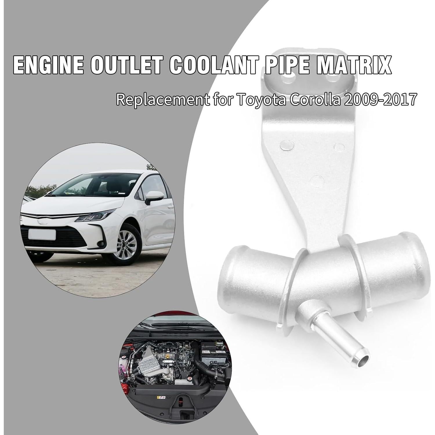 Tubería de Refrigerante MDEOOSKY 16577-22H02 para Toyota Corolla 1.8L