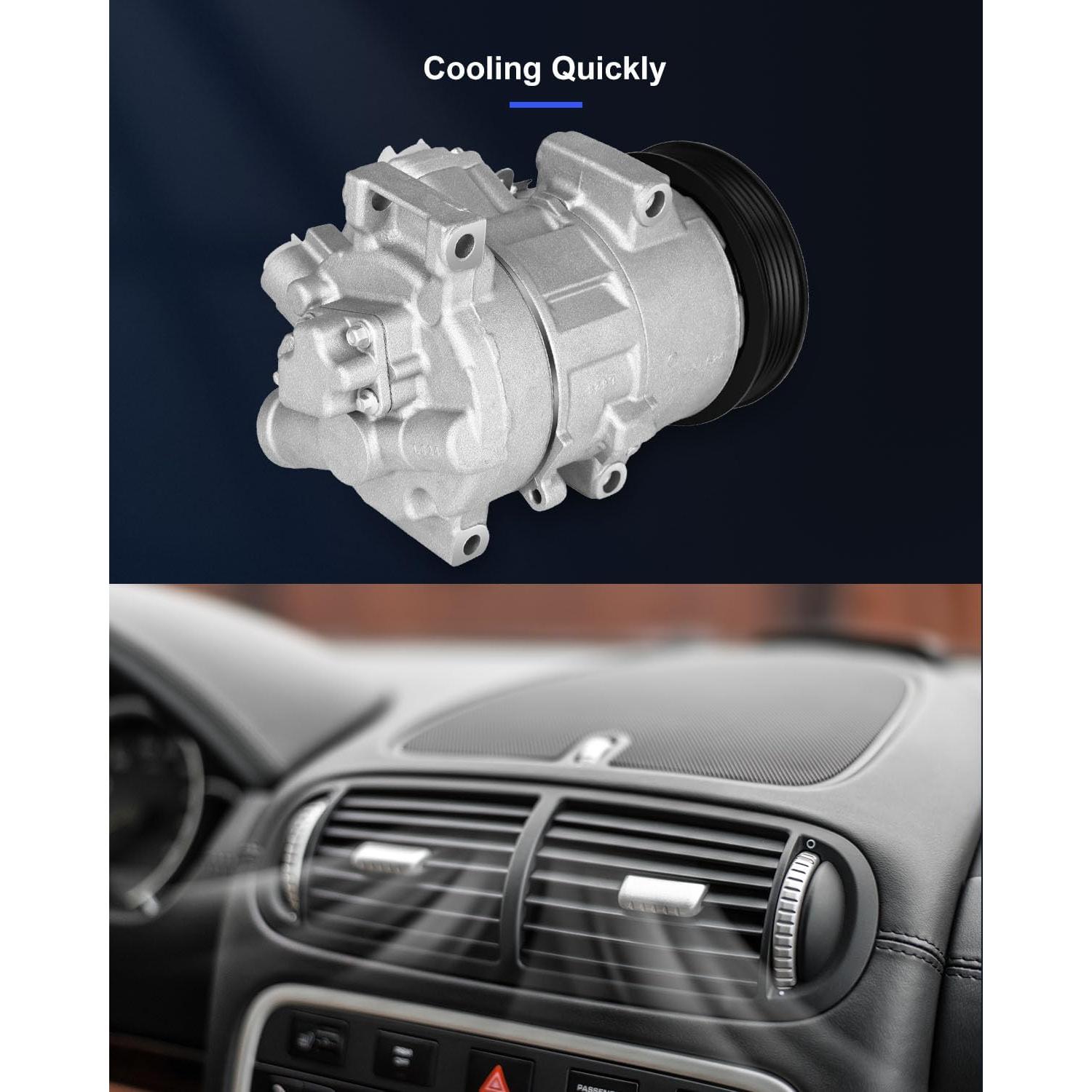 Compresor de A/C ECCPP con Embrague para Toyota y Scion