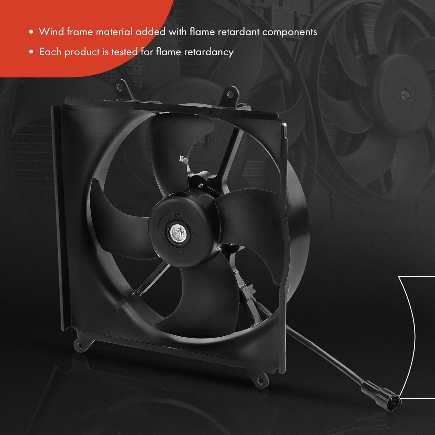 Ventilador de Refrigeración A-Premium para Toyota Corolla 88-92