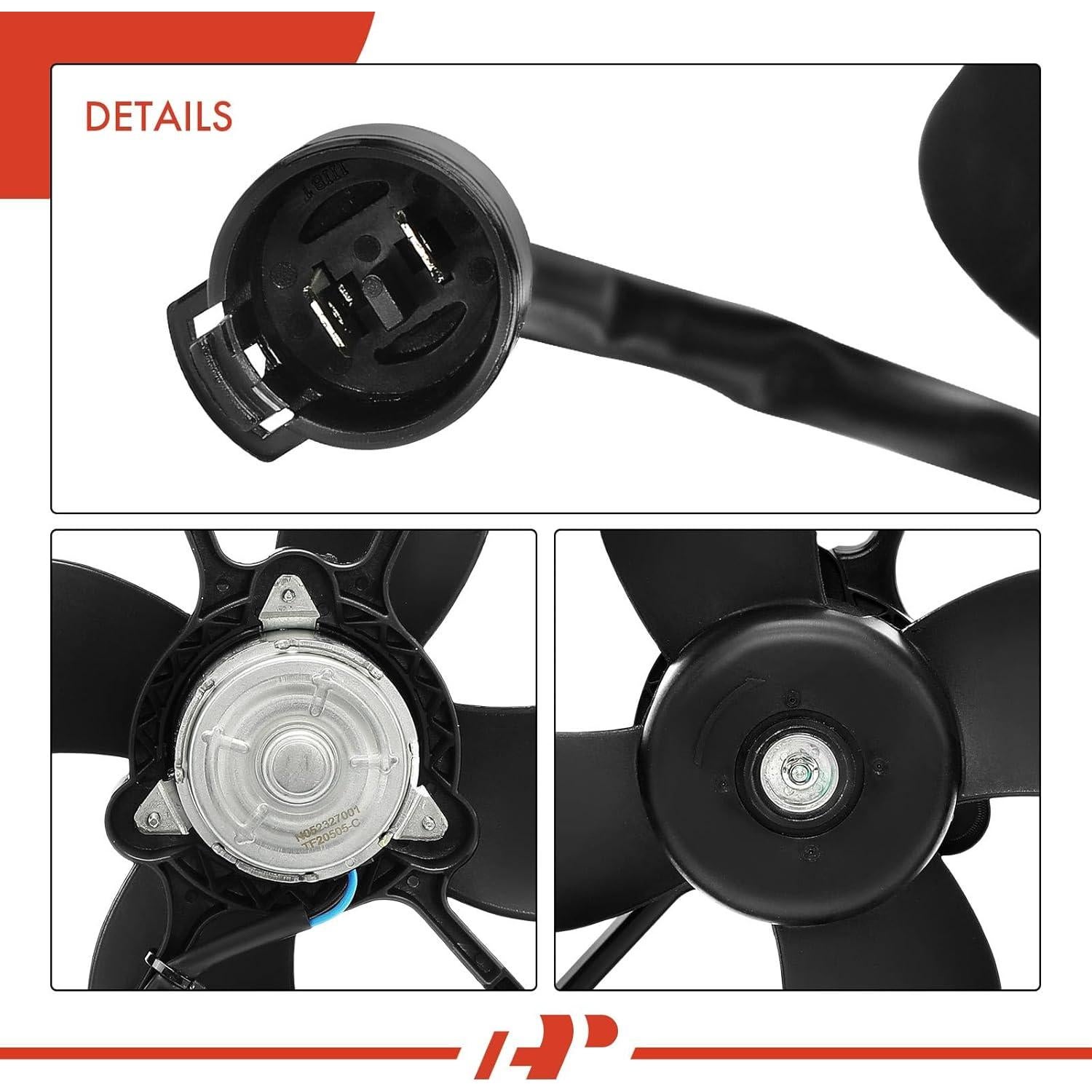 Ventilador de Refrigeración A-Premium para Toyota Corolla 88-92