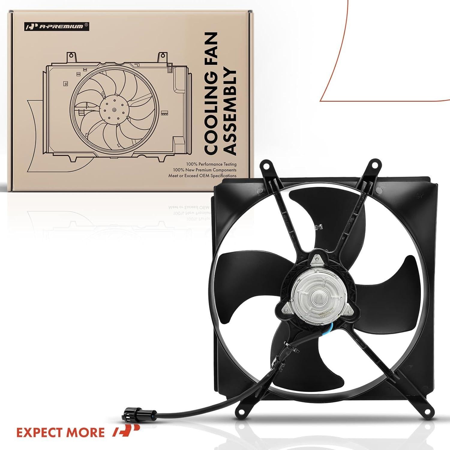 Ventilador de Refrigeración A-Premium para Toyota Corolla 88-92