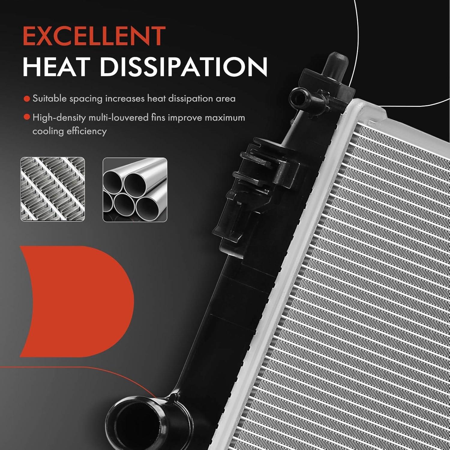 Radiador de Refrigerante A-Premium para Toyota Corolla 2020-2022