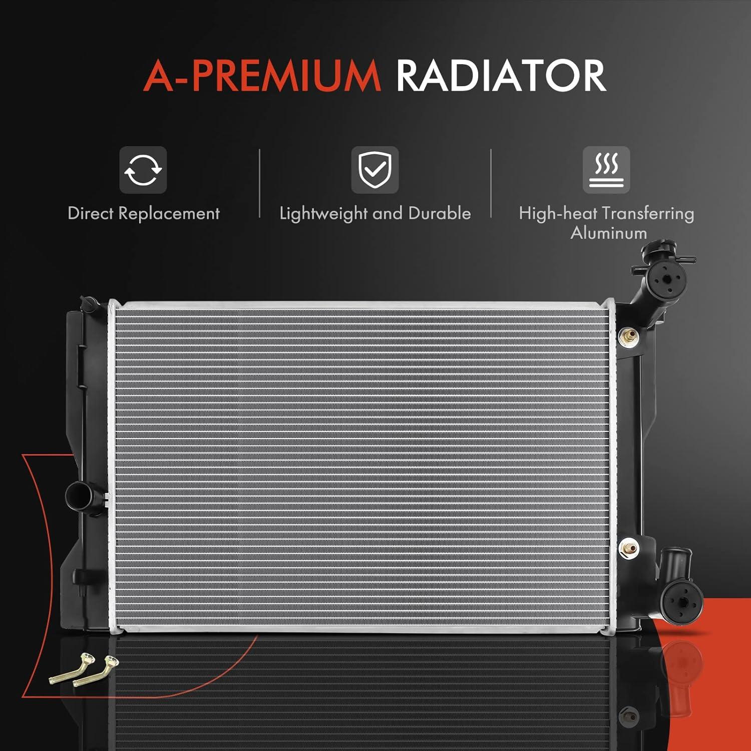 Radiador de Refrigerante A-Premium para Toyota y Pontiac 1.8L
