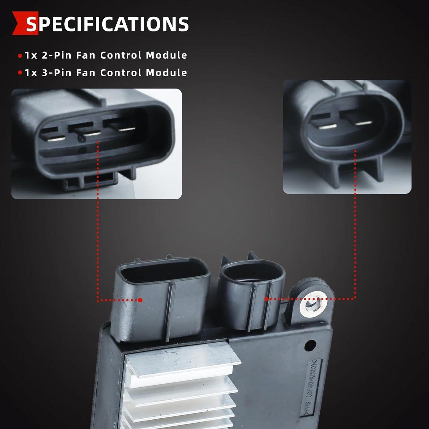 Módulo de Control Ventilador FRELINARROW KZQ-FT-003 Compatible Toyota Corolla 2009-2013