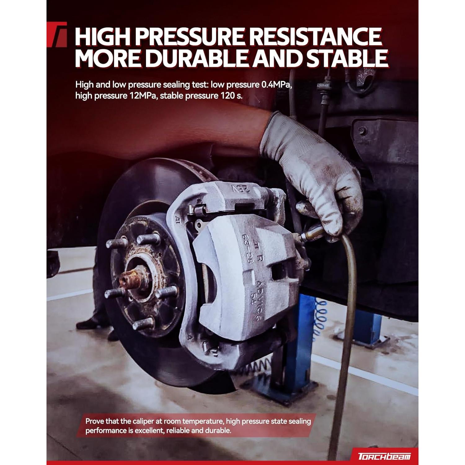 Caliper de Freno Delantero Izquierdo Torchbeam 19B2698 para Toyota Corolla 2003-2008