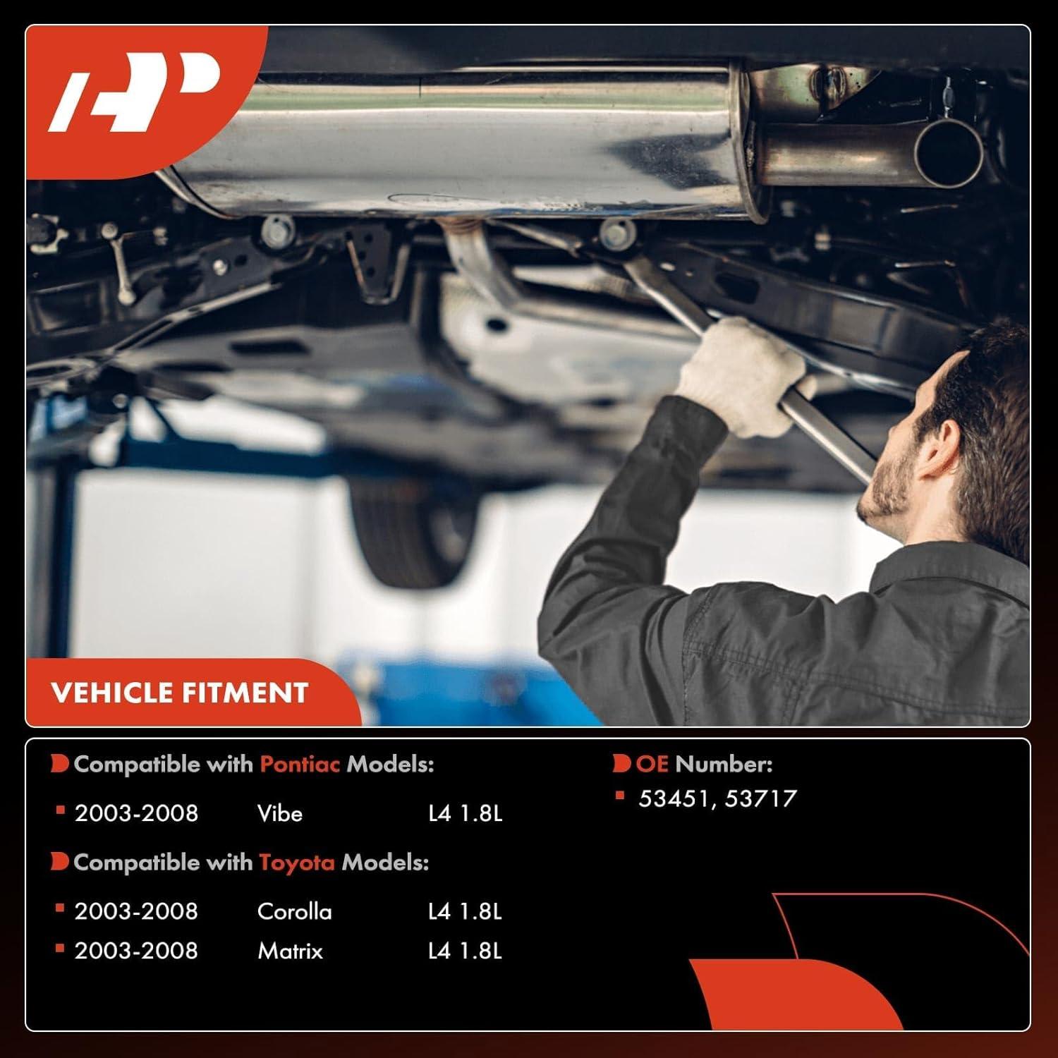 Convertidor Catalítico Trasero A-Premium para Toyota Corolla 1.8L 2003-2008