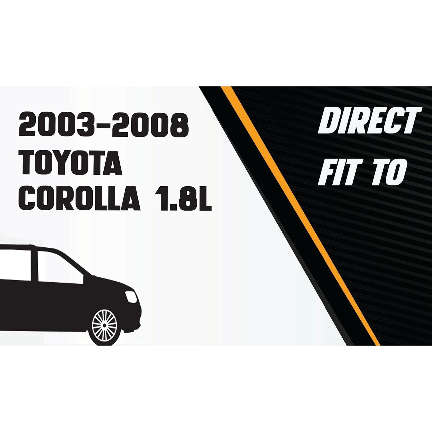 Convertidor Catalítico Ajuste Directo Toyota Corolla 1.8L 03-08