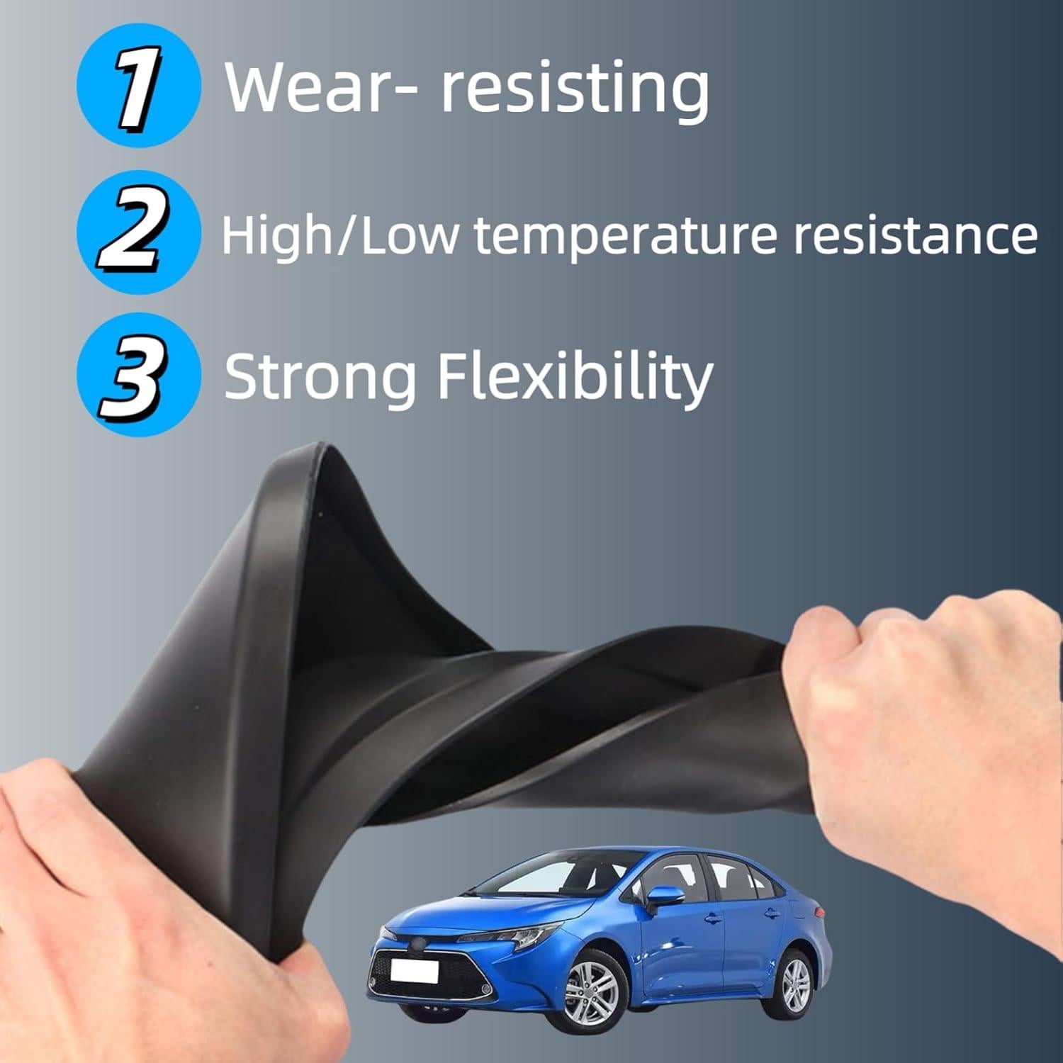 Guardabarros para Toyota Corolla Sedan SE LE 2020-2025 Kiopsom