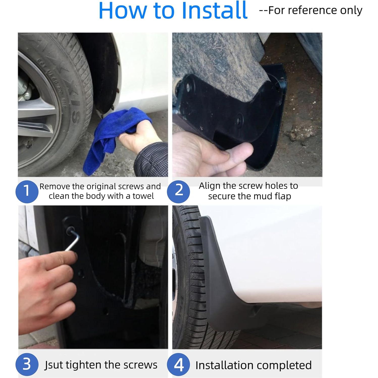 Guardabarros para Toyota Corolla Sedan SE LE 2020-2025 Kiopsom