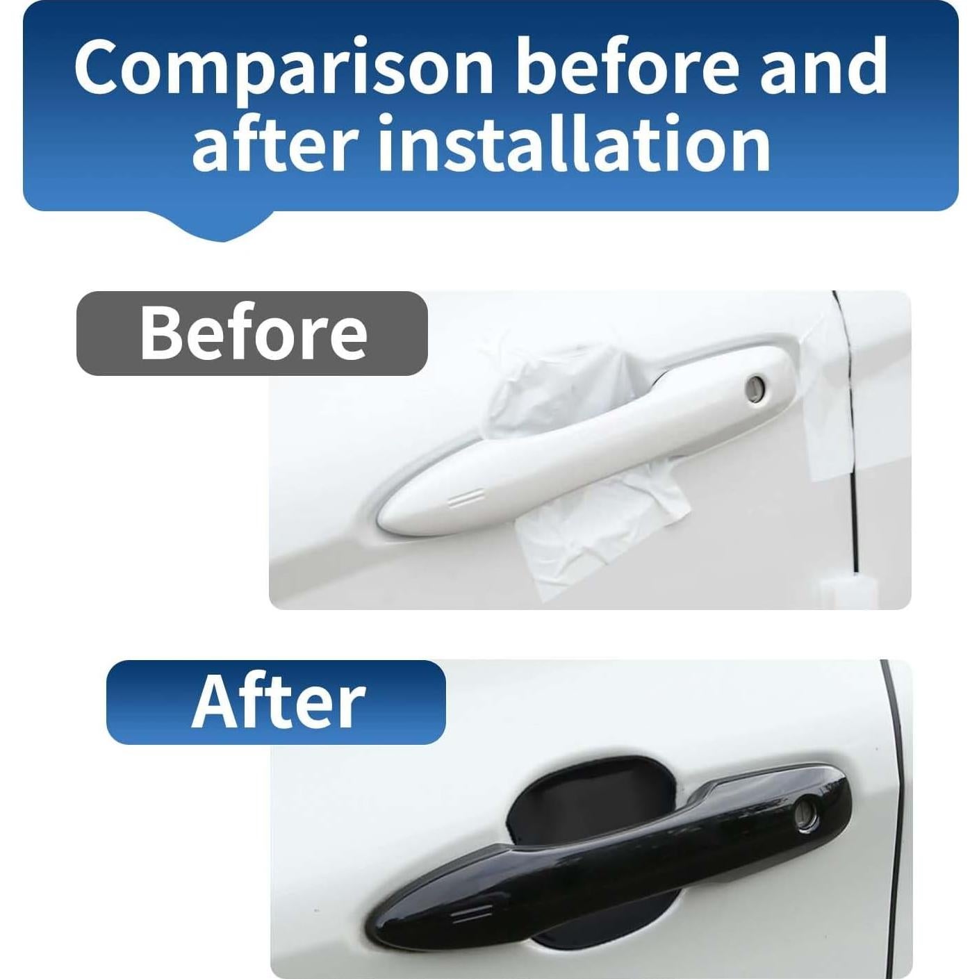 Cubierta de Manija de Puerta Axinda para Toyota 2018-2025, 4 Pcs