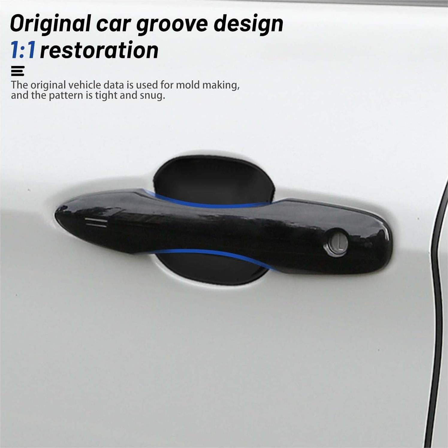 Cubierta de Manija de Puerta Axinda para Toyota 2018-2025, 4 Pcs