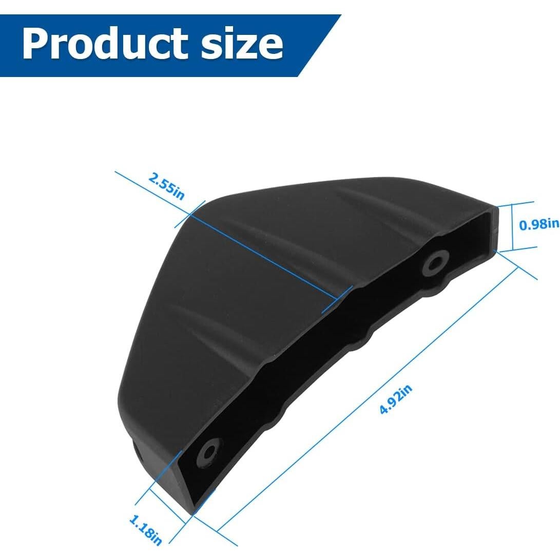 4 Difusores de Labio Inferior AICEL para Parachoques Trasero