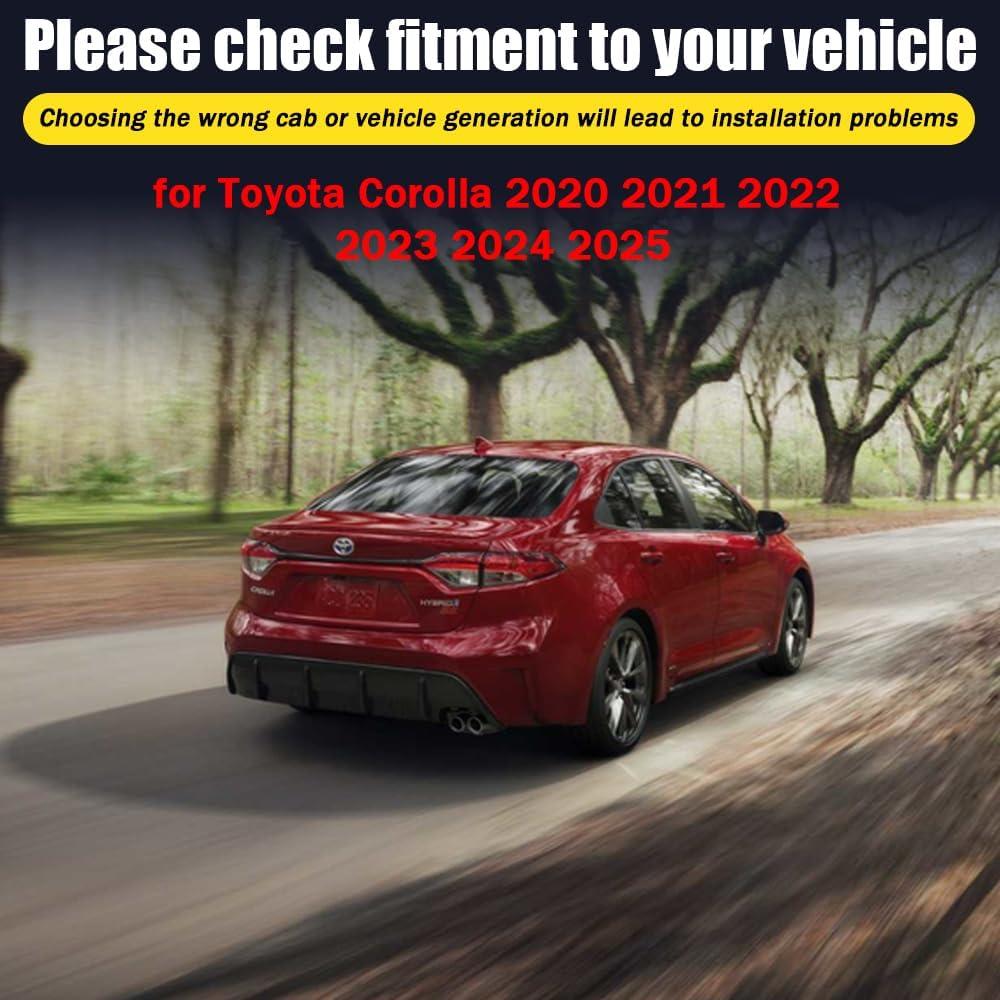 Deflectores de Lluvia LETINGFAR para Toyota Corolla 2020-2025