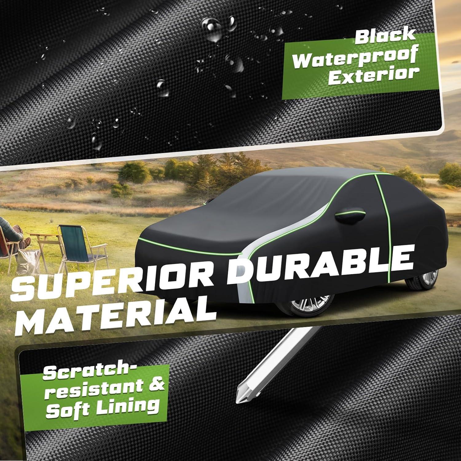 Cubierta de Coche Mixsuper Liner para Toyota Corolla 2000-2026, 7 Capas Impermeable