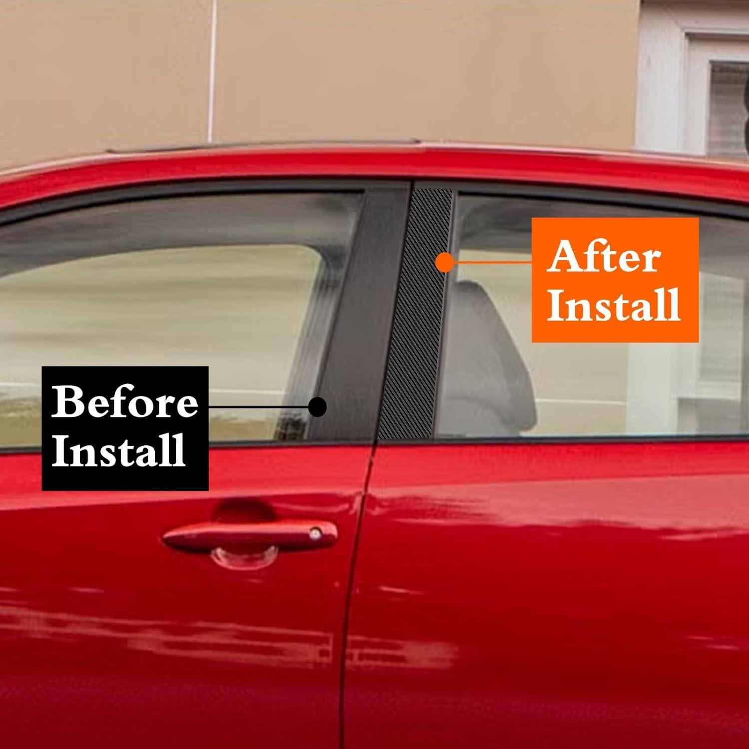 Kit de recorte de postes de ventana Ramuel para Toyota Corolla 2020-2022