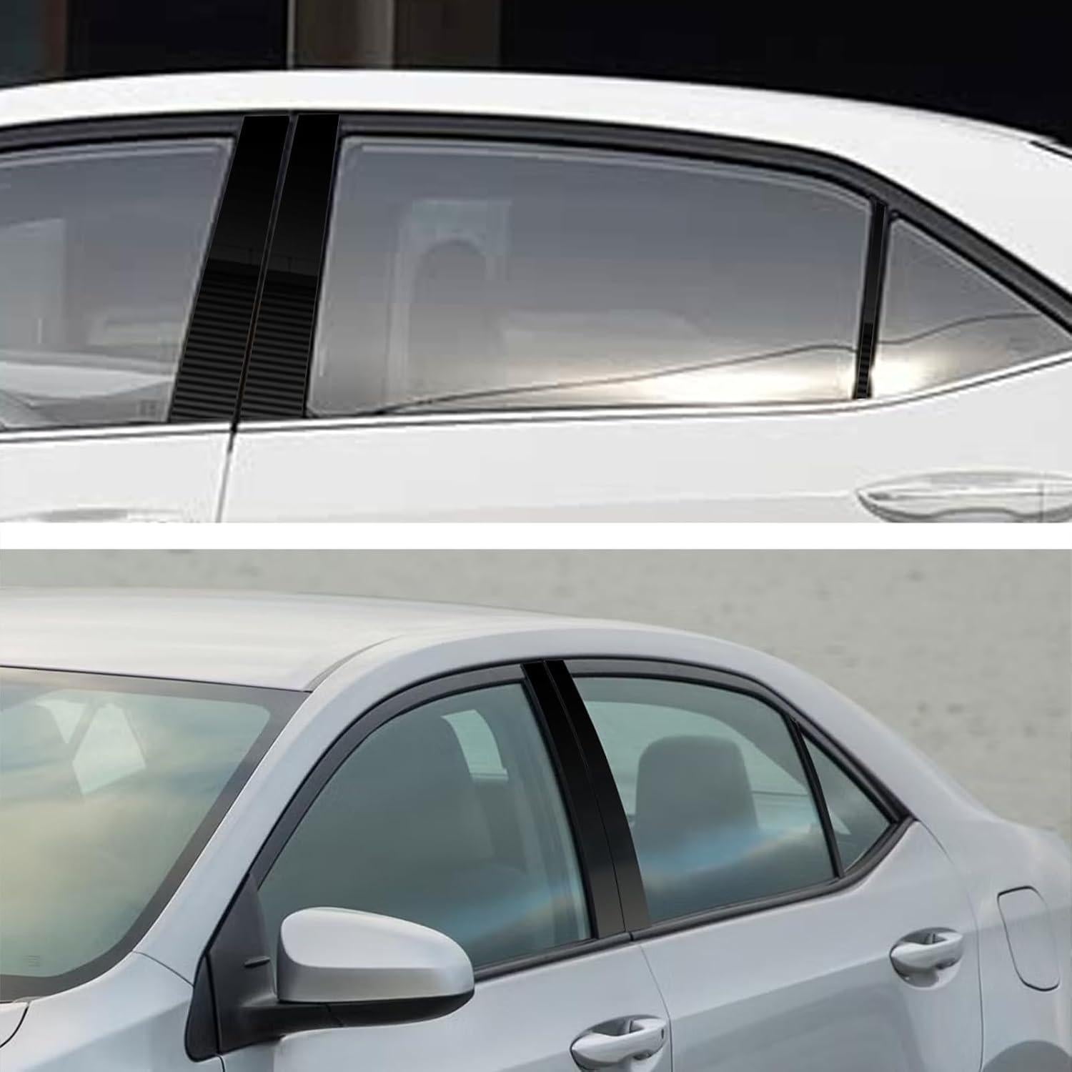 Kit de recorte de postes de ventana Ramuel para Toyota Corolla 2014-2018