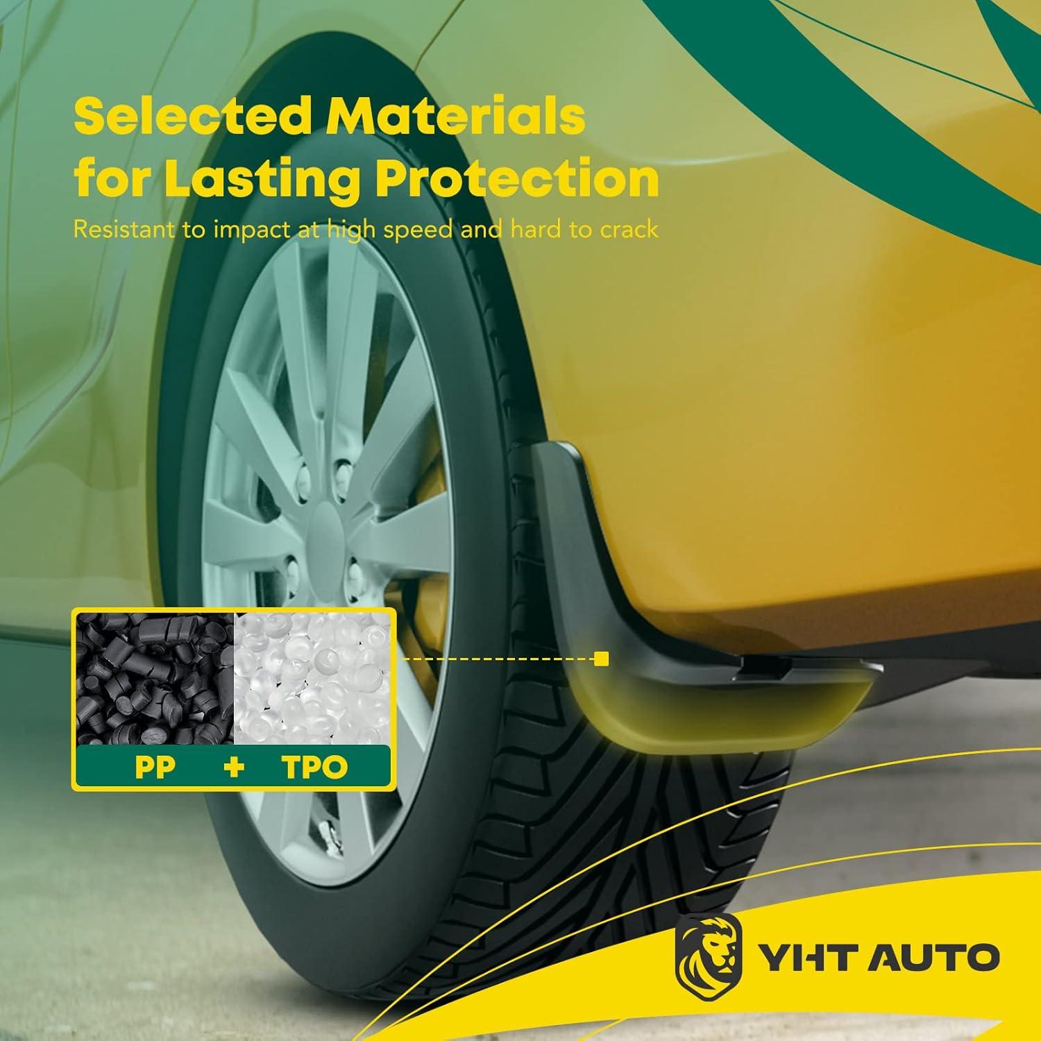 Guardabarros YHTAUTO para Toyota Corolla 1993-1997 Sedán - Juego de 4 Piezas