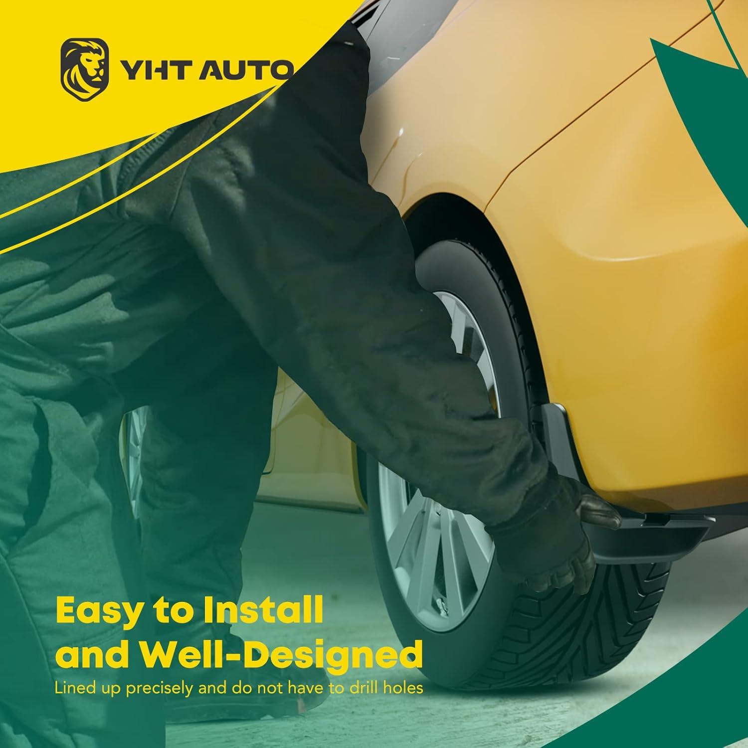 Guardabarros YHTAUTO para Toyota Corolla 1993-1997 Sedán - Juego de 4 Piezas