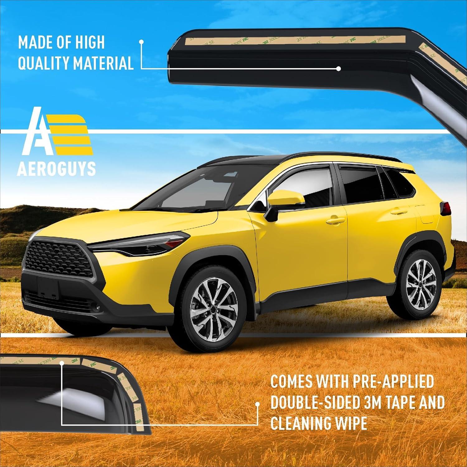 Deflectores de Ventana AEROGUYS para Toyota Corolla Cross 2022-2025
